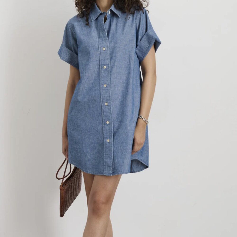Alex Mill Chambray Shirt Dress XS